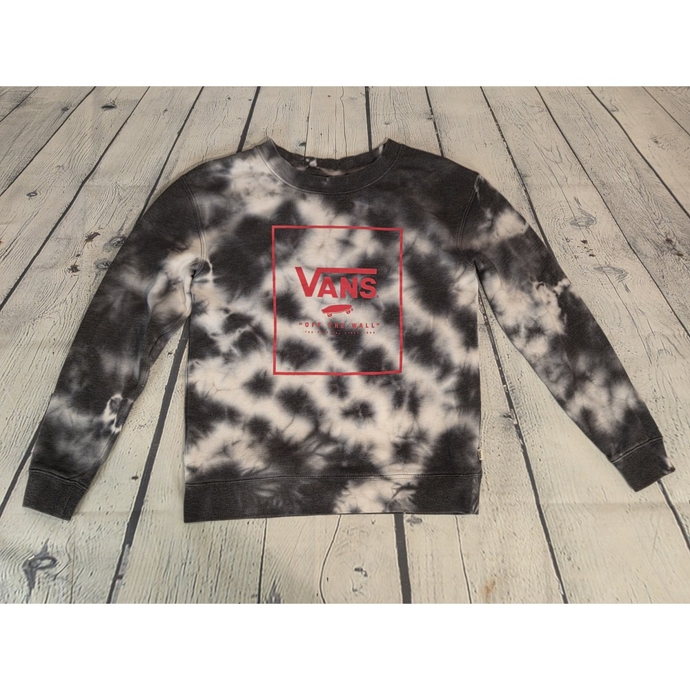 VANS Off The Wall Tie Dye Crew Neck Womens XS - Picture 2 of 5